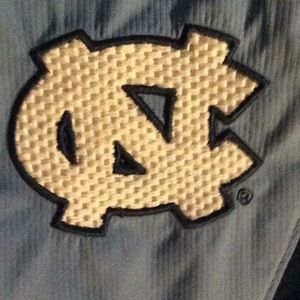 Lightly worn UNC jogger pants with zipper